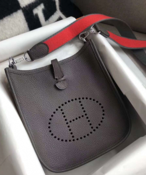 에르메스 미니 에블린16 그리스메이어 은장 토고가죽